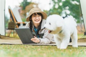 愛犬とキャンプ